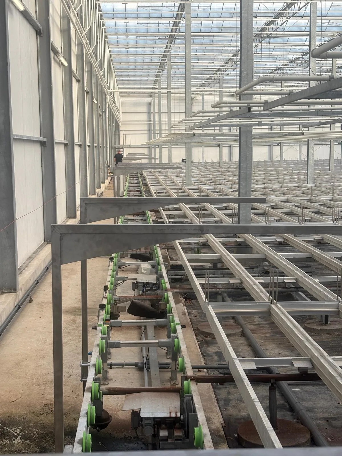 Installatie in de glastuinbouw